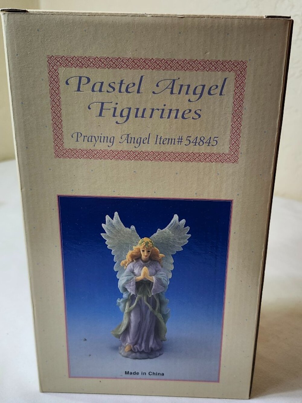 Vtg Pastel Angel Figurines